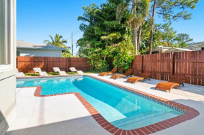 Tropical Spa Escape Pool Spa Sauna 4Bdrm 8 Min Bch
